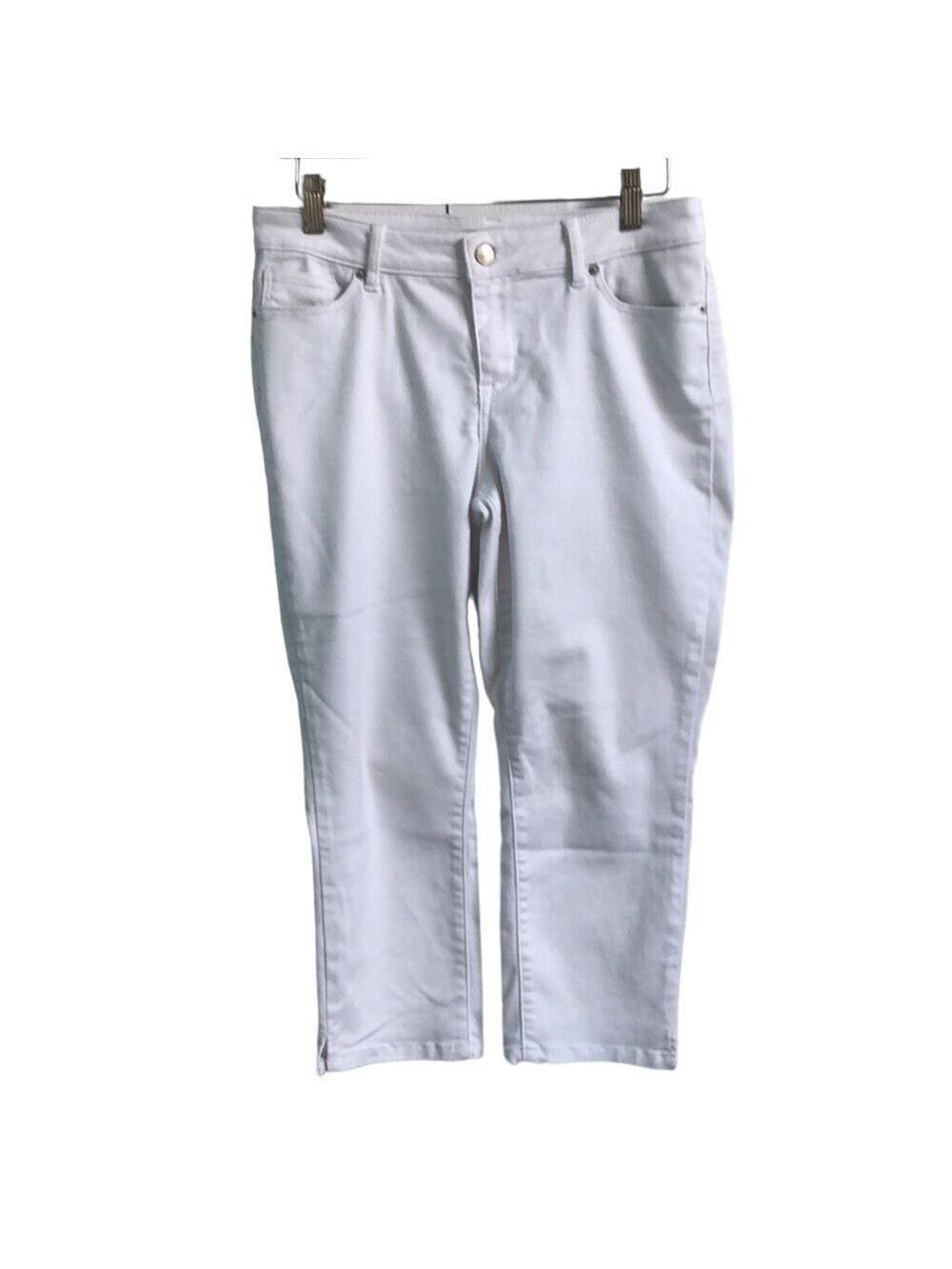 Westport White Cropped Jeans Size 6